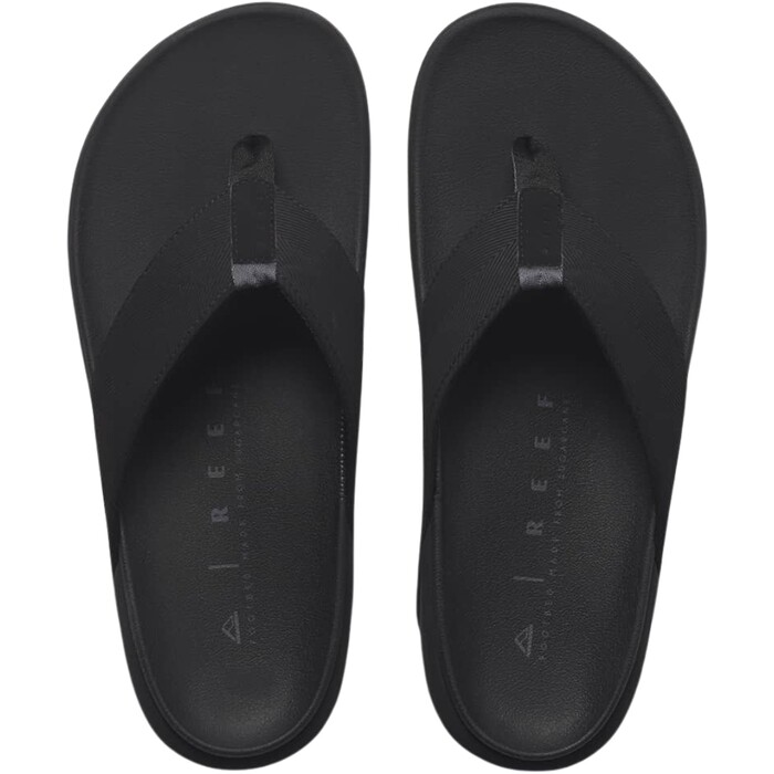 2024 Reef Hombres The Raglan Flip Flop Sandalia CJ3889 - Black / Gum